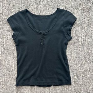 John Galt/Brandy Melville Zelly Short Sleeve Top